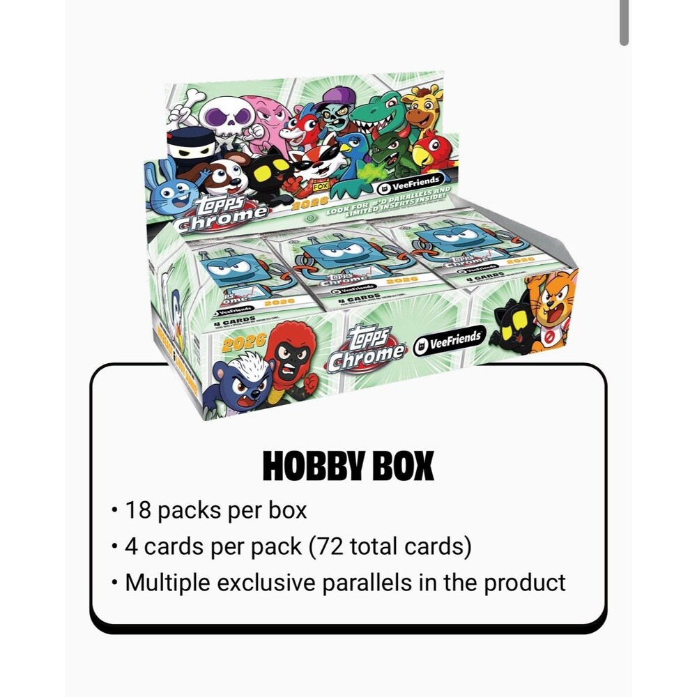 2026 Topps Chrome® VeeFriends - Hobby Box Factory Sealed